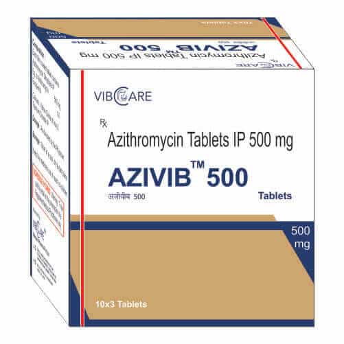 Azivib 500 Tablet